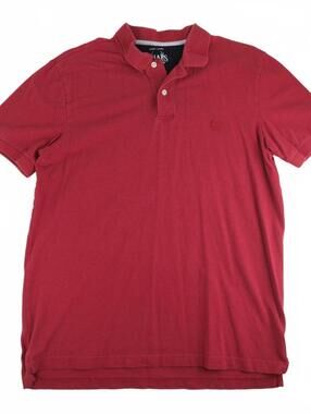 Chaps Red Polo Shirt with Embroidered Logo Men's Medium
